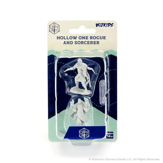 Critical Role Unpainted Miniatures: Hollow One Rogue and Sorceror Male